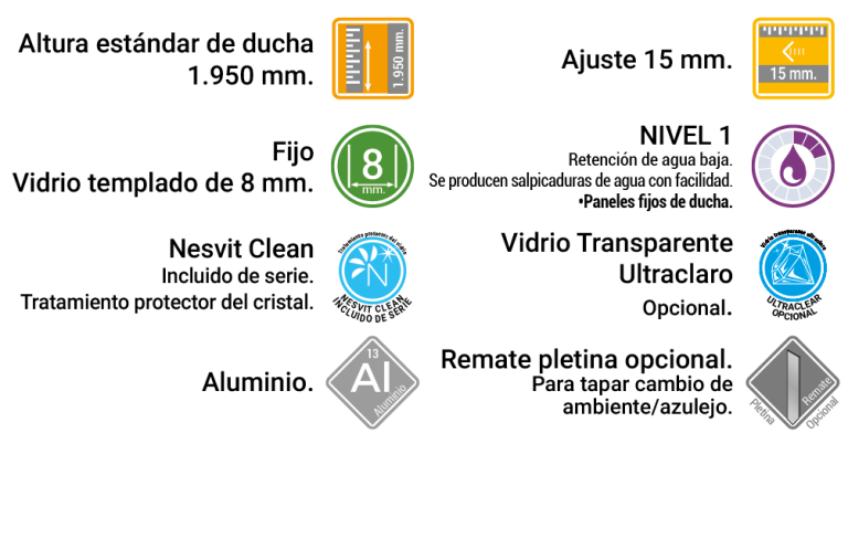VITAL BATH Datos técnicos Pre250
