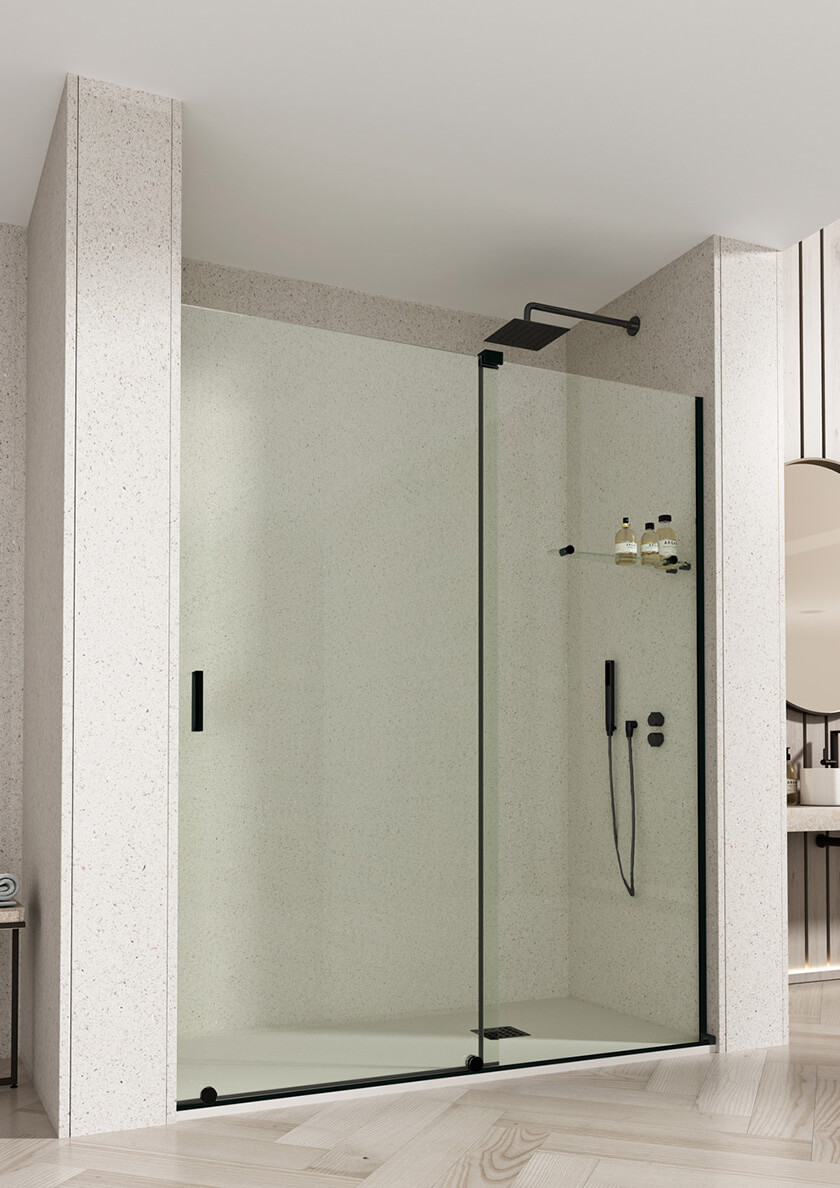 VITAL-BATH SISTEMA DESLIZANTE 1FIJO + 1 DESLIZANTE MODELO BROADWAY SIN CIERRE FRONTAL CON CIERRE NG