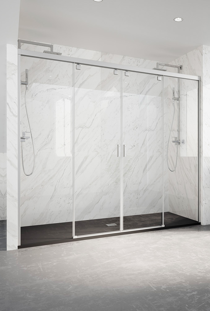 VITAL-BATH SISTEMA DESLIZANTE 2 FIJOS + 2 DESLIZANTES MODELO FORMIGAL