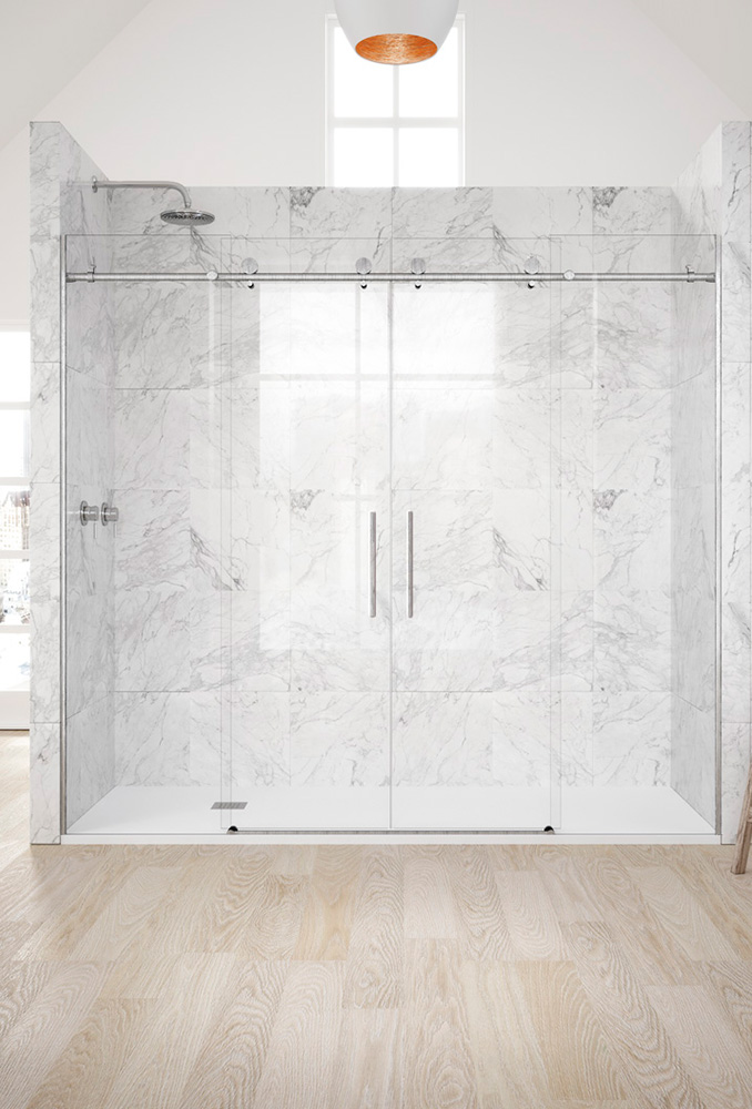 VITAL-BATH SISTEMA DESLIZANTE 2 FIJOS + 2 DESLIZANTES MODELO GEMA